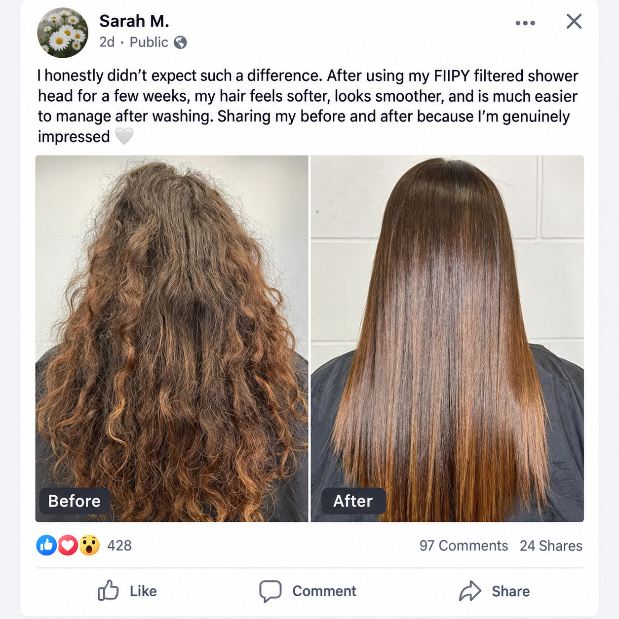 Color retention results